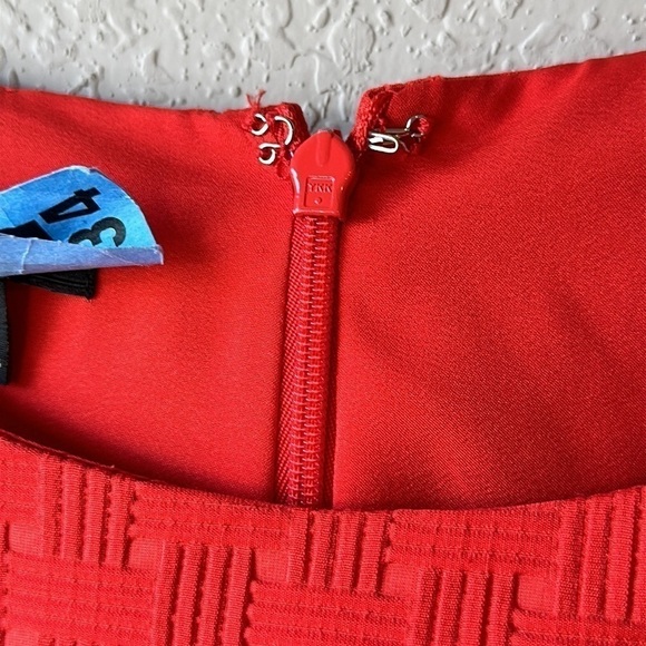 Talbots Red Shift Dress Size 8 - Picture 9 of 14